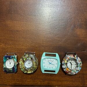 Gorgeous Colourful ladies  New Watch Faces Set for crafting